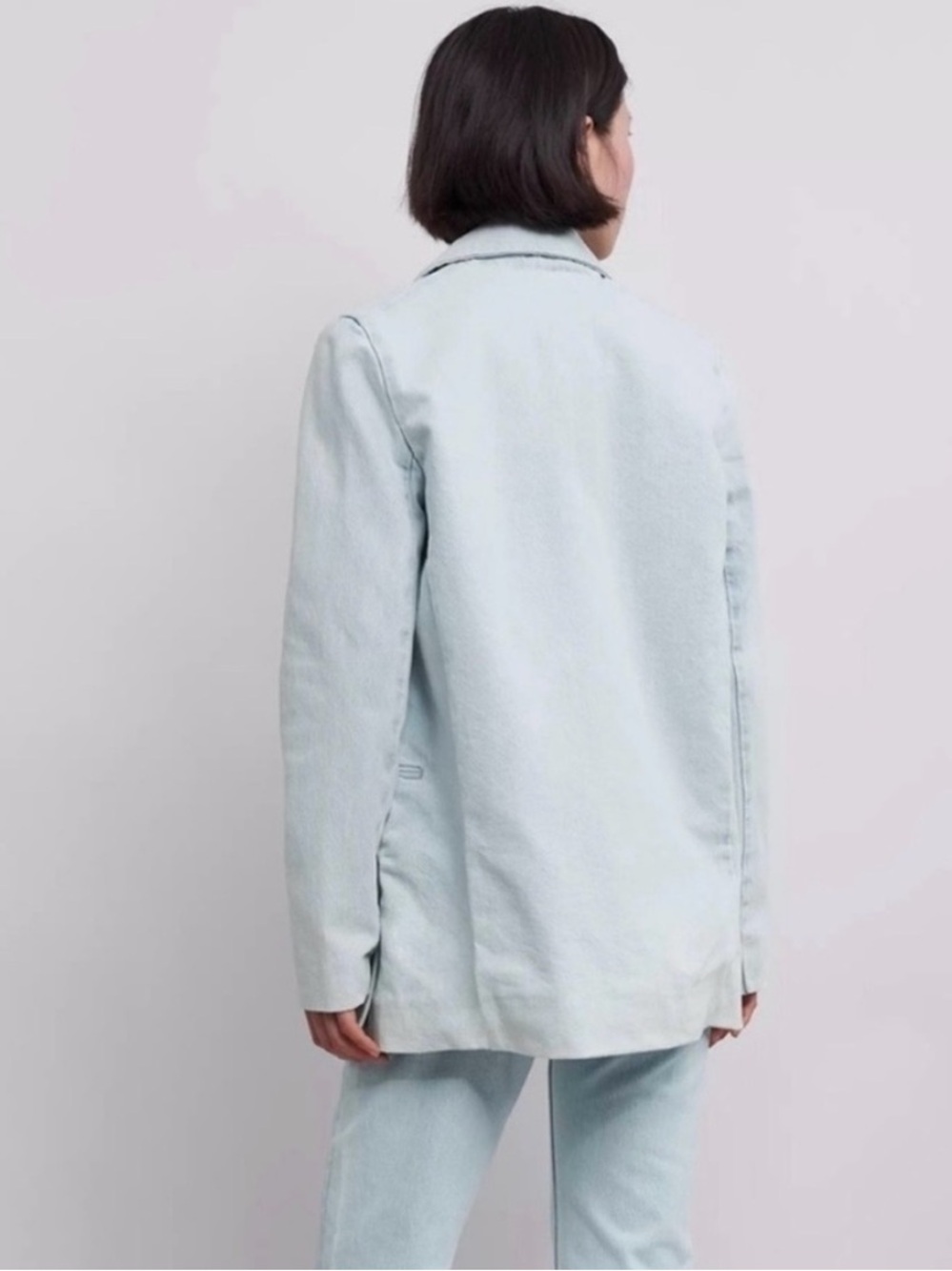 Levi’s Denim Light Wash Double Breasted Jacket/Blazer - Picture 6 of 16